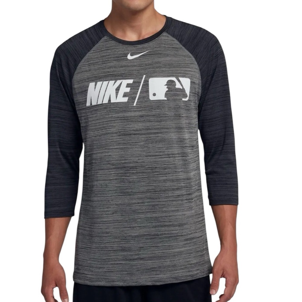 Nike Dri Fit Authentic 3/4 sleeve baseball shirt- NWT - Picture 2 of 3